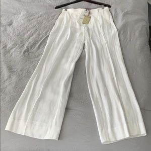 NWT Stella McCartney wide leg tuxedo pants 38